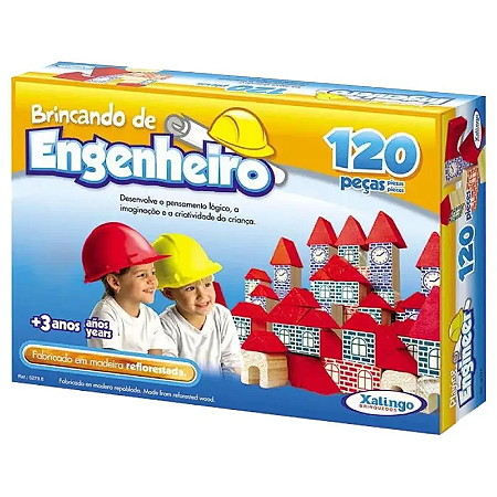 BRINCANDO DE ENGENHEIRO 120PC