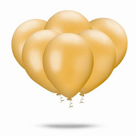 BALAO 9 PEROLA OURO C/25 - PIC PIC