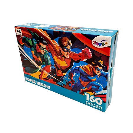 QUEBRA CABECA 160PC SUPER HEROIS