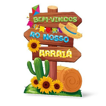 DECORACAO CHAO BEM VINDO ARRAIA - REGINA