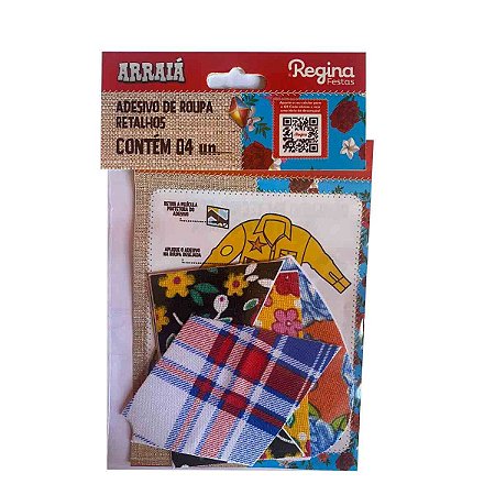 ADESIVO ROUPA ARRAIA RETALHO 2 C/4