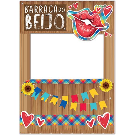 PAINEL ESPECIAL DIVERTIDA BARRACA BEIJO