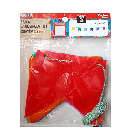 FAIXA BANDEIROLA TNT ARRAIA 5M