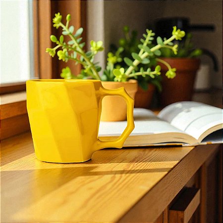 CANECA CAYAN 260ML AMARELA