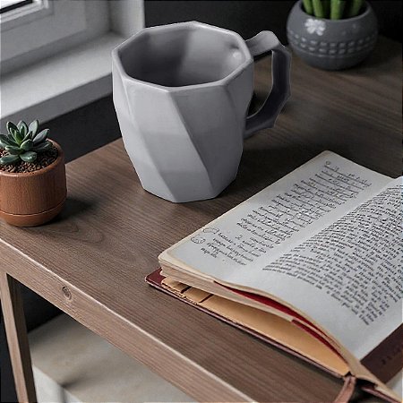 CANECA CAYAN 260ML CINZA