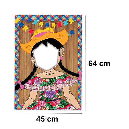 PAINEL FOTO JUNINA DIVERTIDA MENINA