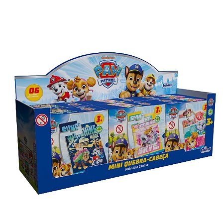MINI QUEBRA CABECA 10PC PATRULHA CANINA