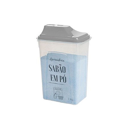 PORTA SABAO PO ACQUA LINE CINZA 1,75L