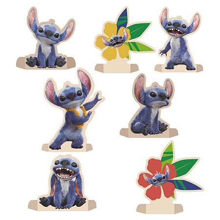 DECORACAO MESA LILO E STITCH C/8