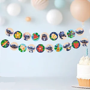 FAIXA DECORATIVA LILO E STITCH - Festcolor