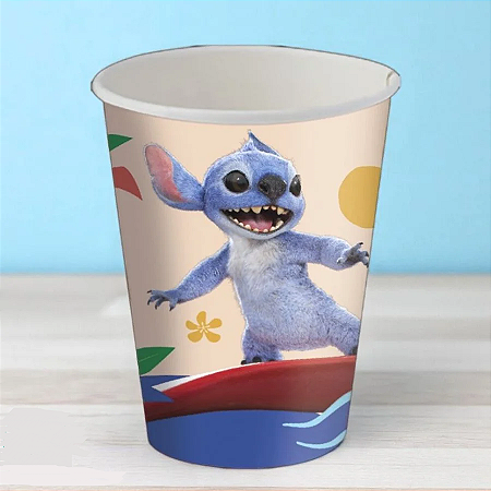 COPO PAPEL 200ML LILO E STITCH C/8 - Festcolor