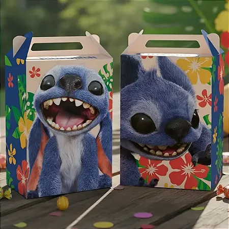 CAIXA SURPRESA LILO E STITCH C/8 - Festcolor
