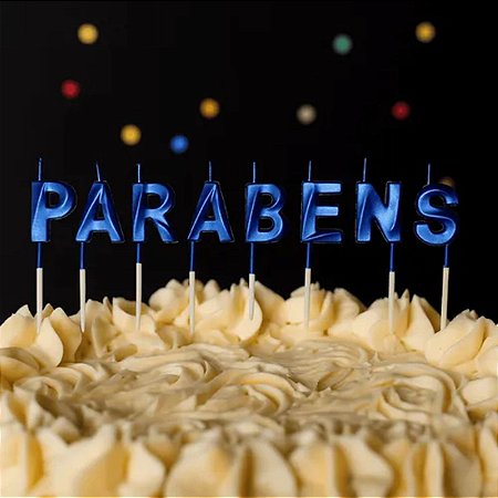 VELA DESIGN PARABENS C/8 AZUL
