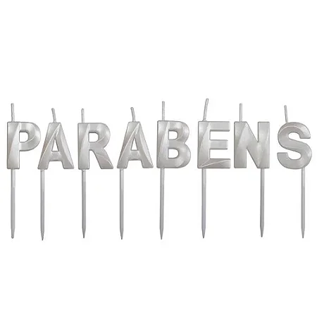 VELA DESIGN PARABENS C/8 PRATA