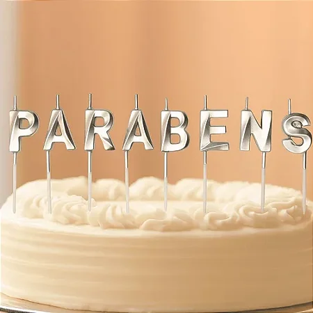 VELA DESIGN PARABENS C/8 PRATA