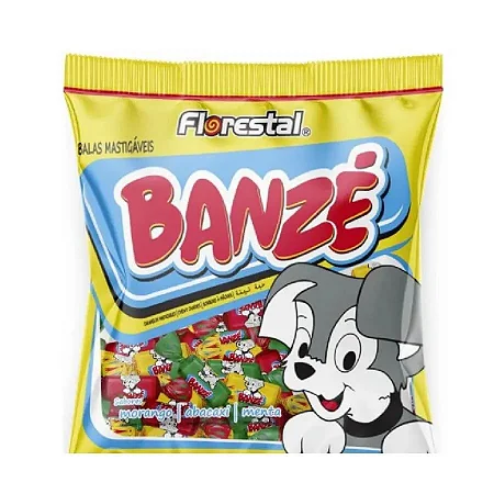 BALA MASTIGAVEL BANZE 500G SORTIDA - Florestal