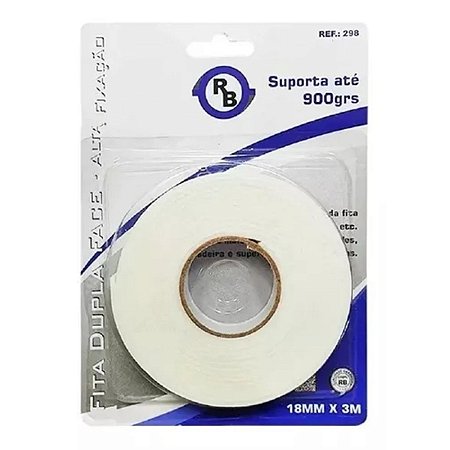 FITA DUPLA FACE 18MMX3M