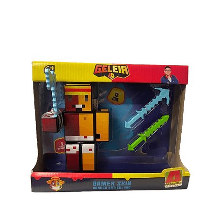 BONECO GAME SKIN 15CM GELEIA -