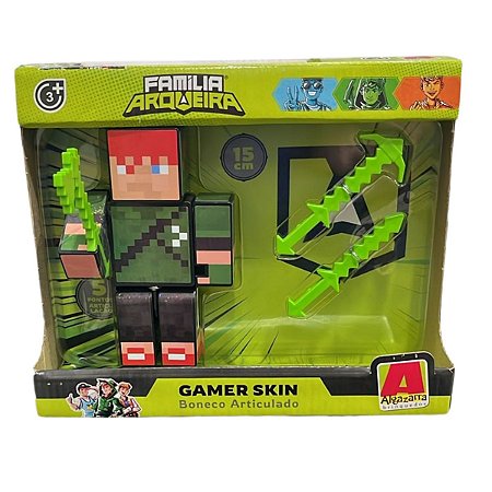 BONECO GAME SKIN 15CM FAMILIA ARQUEIRA