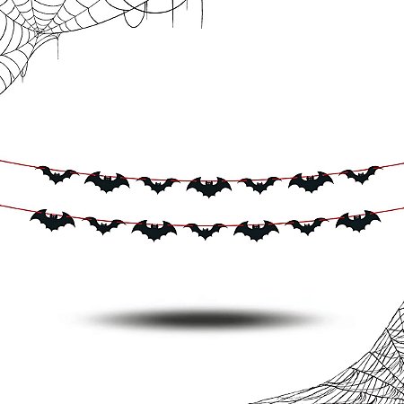 FAIXA DECORATIVA HALLOWEEN MORCEGOS