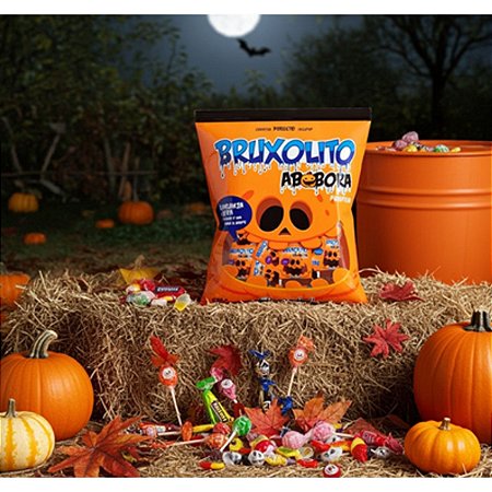 PIRULITO BRUXOLITO 500G ABOBORA