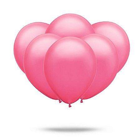 BALAO 9 LISO PARTY ROSA C/50