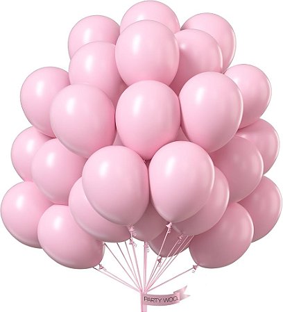BALAO 9 LISO PARTY ROSA C/50 - JOY