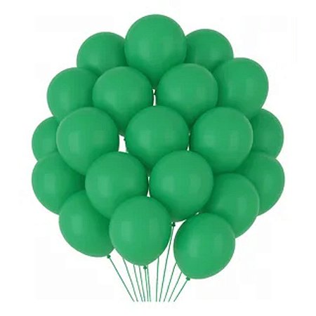 BALAO 9 LISO PARTY VERDE AGUA C/50
