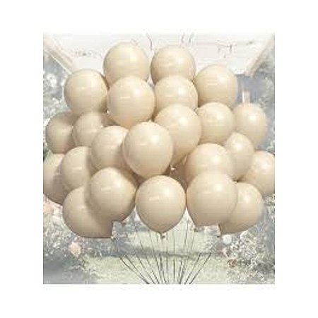 BALAO 9 LISO PARTY MARFIM C/50