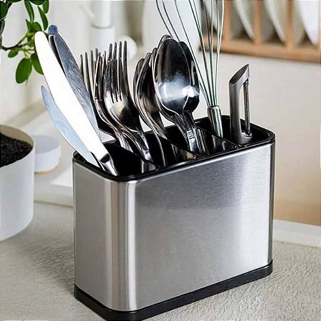 PORTA TALHERES PIA INOX TOP CHEF