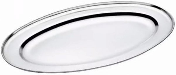 Kit 3 TRAVESSAS DE INOX OVAL (20cm)