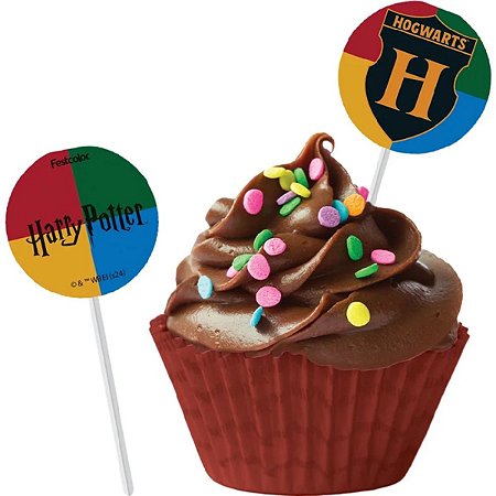 BANDEIRINHA DOCES HARRY POTTER C/8