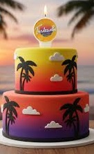VELA PLANA FINA TARDEZINHA - Festcolor
