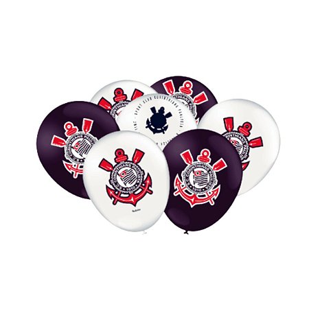 BALAO 9 DEC CORINTHIANS EMBLEMA COLORIDO C/25