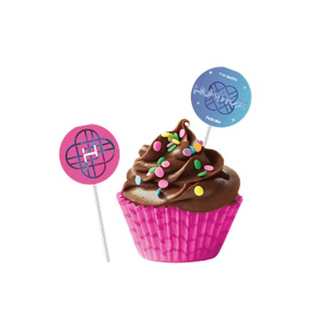 BANDEIRINHA DOCES GUERREIRAS DO K-POP C/8