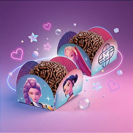 PORTA FORMINHA GUERREIRAS DO K-POP C/40