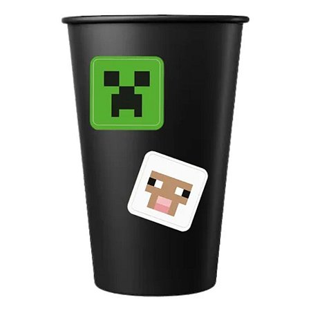ADESIVO QUADRADO MINECRAFT C/30