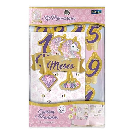Kit Mesversario Unicornio
