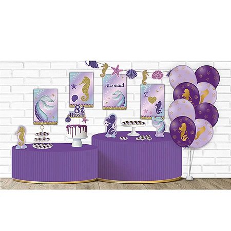 Kit Mesversario Sereia - Festcolor