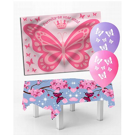 Painel TNT Borboleta