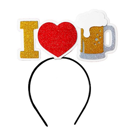 TIARA CARNAVAL EU AMO CERVEJA