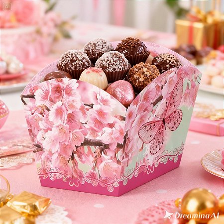 CACHEPOT MEDIO JD DAS BORBOLETAS C/8