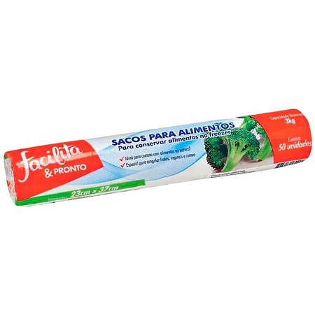 SACO ALIMENTOS 3KG 23X37CM C/50