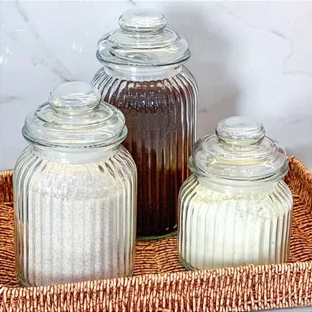 POTE HERMETICO CANELADO COSY 600ML