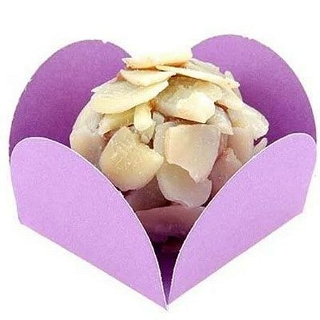 MINI PORTA FORMINHA PETALAS LILAS C/50