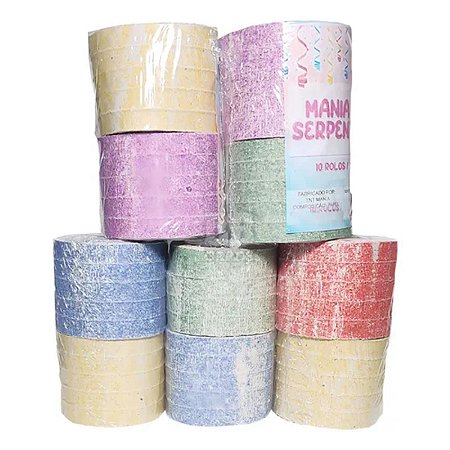 SERPENTINA 5 PACOTES C/50ROLOS