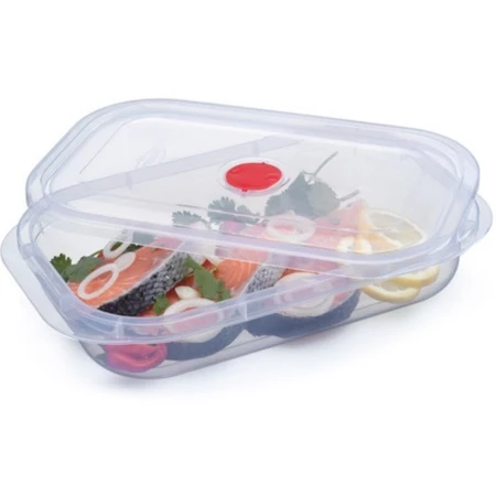 Pote Retangular Com Válvula 3,2Lts - Pote De Plastico Nitron