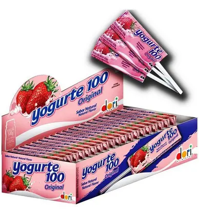 PIRULITO YOGURTE MORANGO 560G MASTIGAVEL - DORI