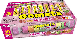 BALA GOMA GOMETS TUBO C/30 IOGURTE - DORI
