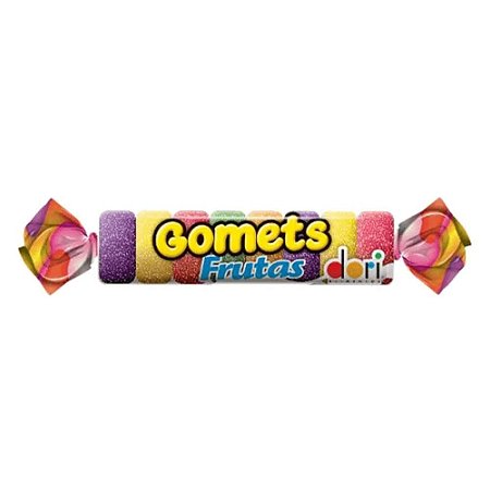 BALA GOMA GOMETS TUBO C/30 FRUTAS - DORI